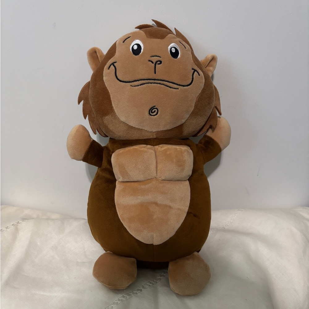 RAINFOREST CAFE Brown Tan Monkey Plush Soft Cuddly Stuffed Toy